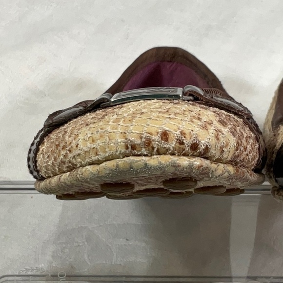 Sperry Snake Skin Leather Flat, Size 8 - Picture 16 of 16
